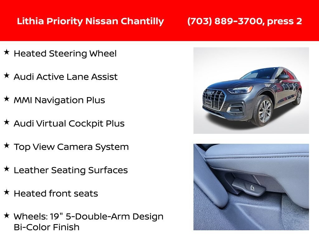 Used 2021 Audi Q5 2.0T Premium Plus w/ Premium Plus Package AWD/4WD image 36