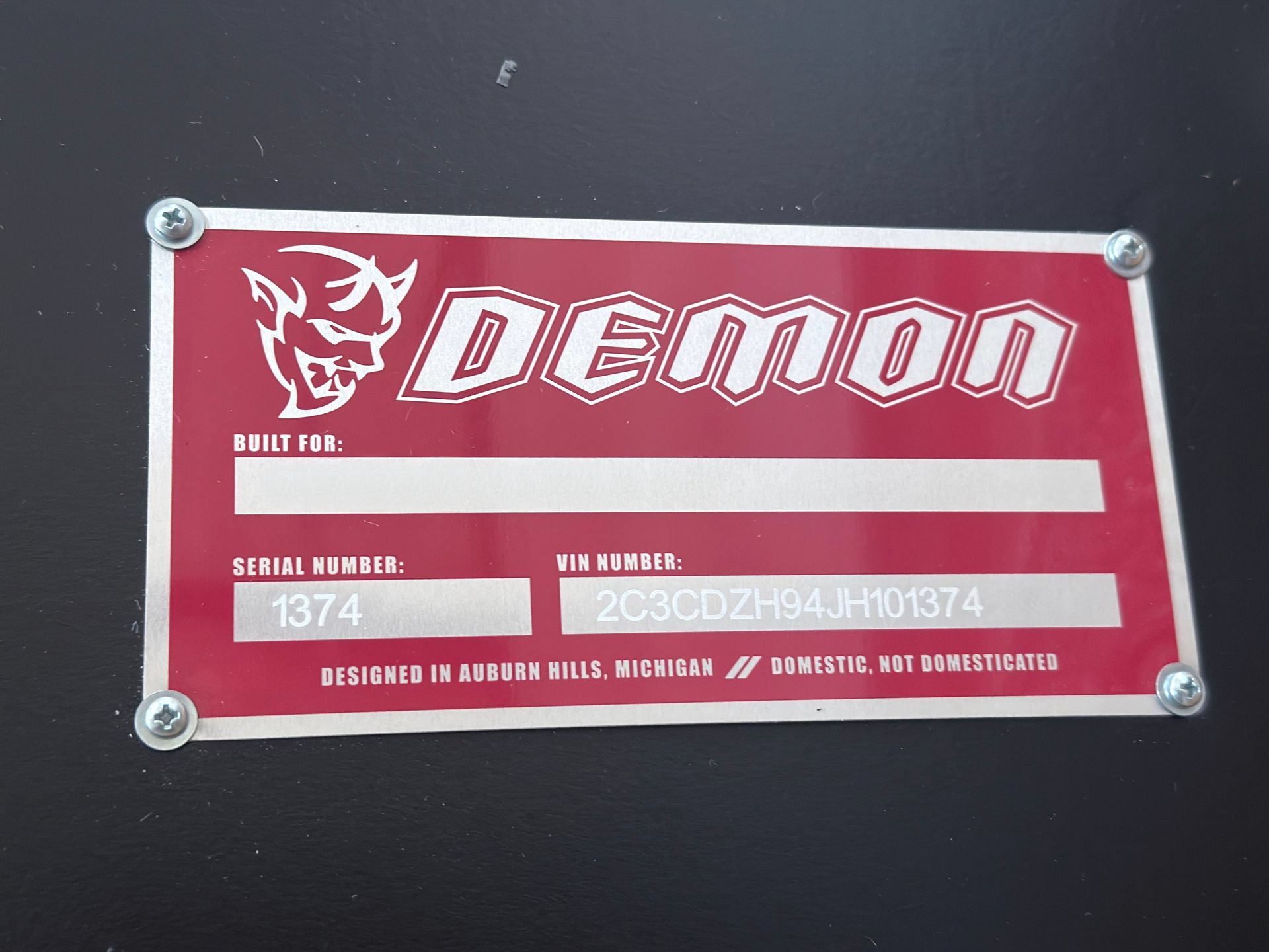 Used 2018 Dodge Challenger SRT Demon w/ Leather Front Seat Group RWD image 27