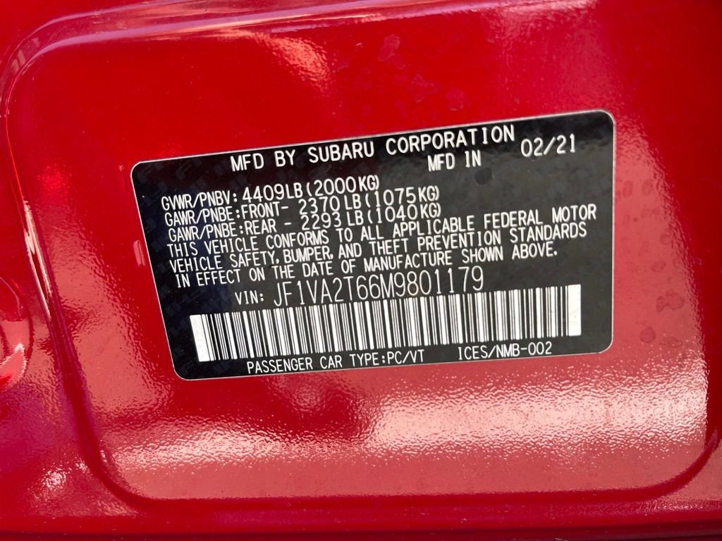 Used 2021 Subaru WRX STI Limited AWD/4WD image 9