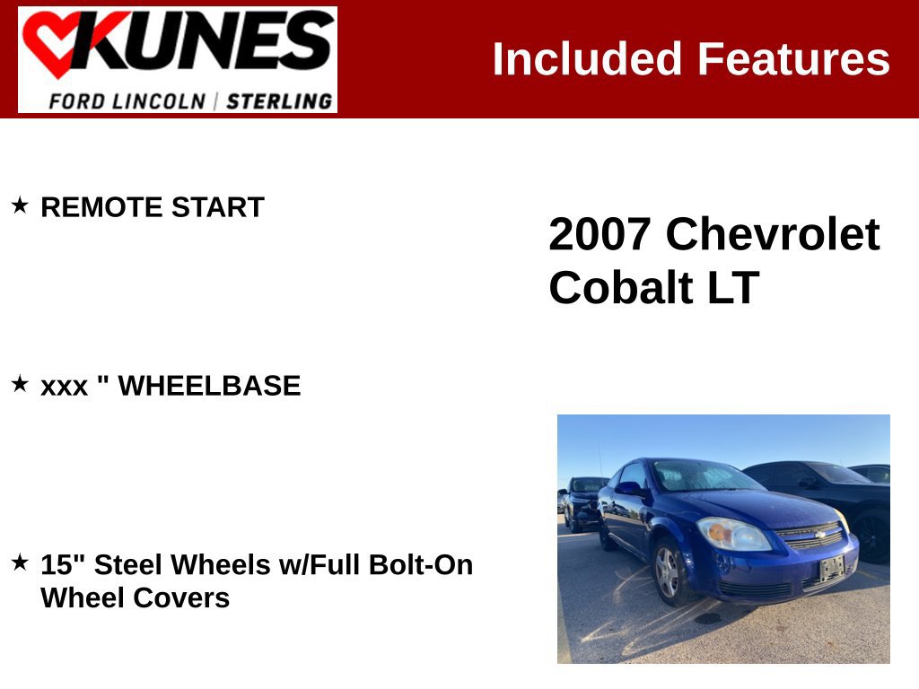 Used 2007 Chevrolet Cobalt LT FWD image 2
