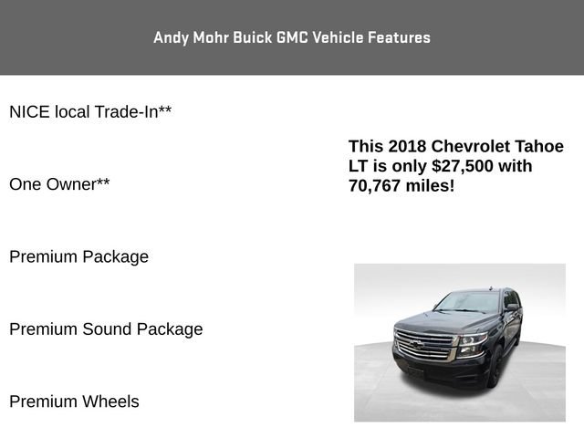 Used 2018 Chevrolet Tahoe LT AWD/4WD image 8