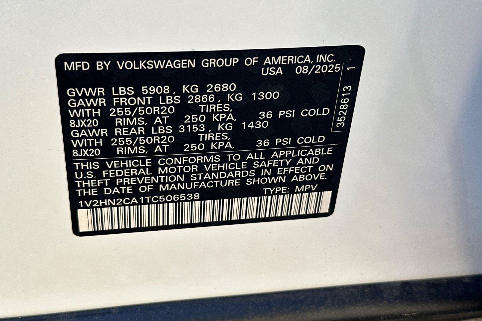 New 2026 Volkswagen Atlas SE AWD/4WD image 28