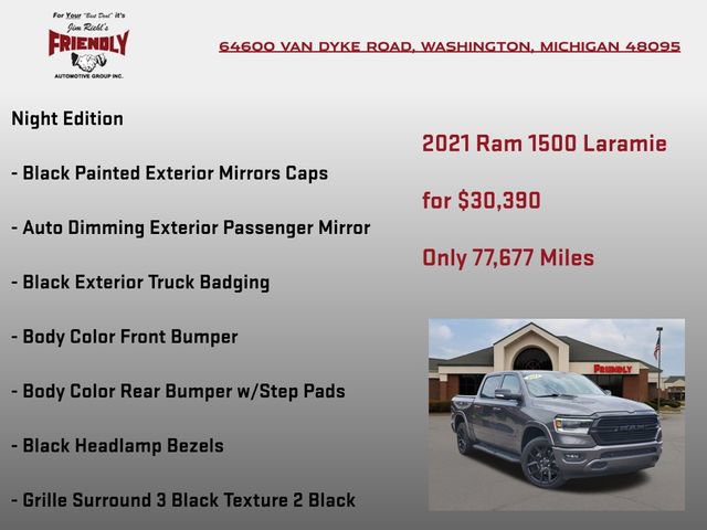 Used 2021 RAM 1500 Laramie AWD/4WD image 15