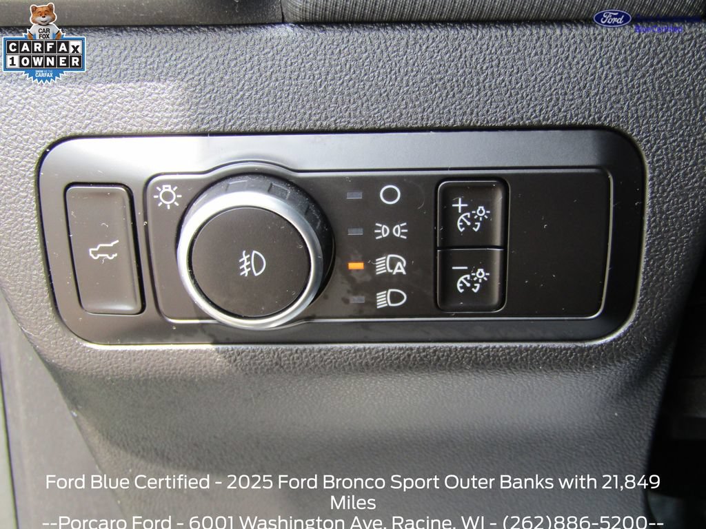 Certified 2025 Ford Bronco Sport Outer Banks w/ Outer Banks Tech Package+ AWD/4WD image 28