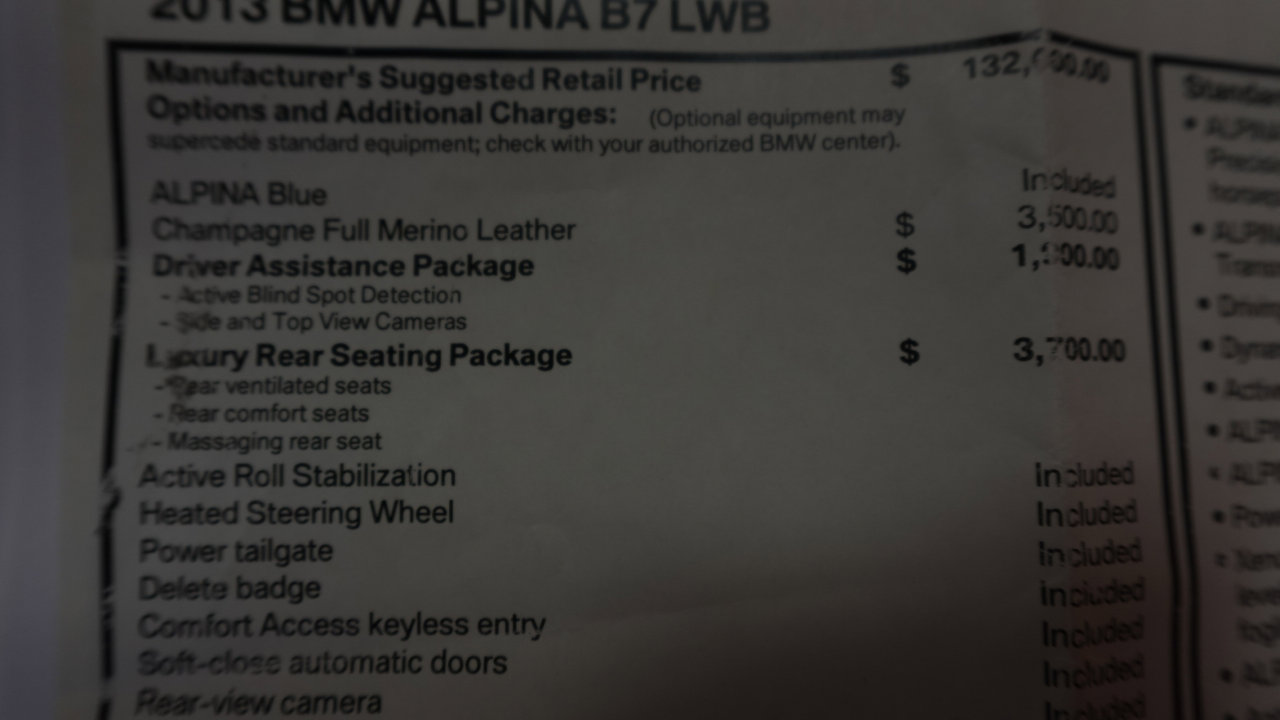 Used 2013 BMW ALPINA B7 LWB image 27