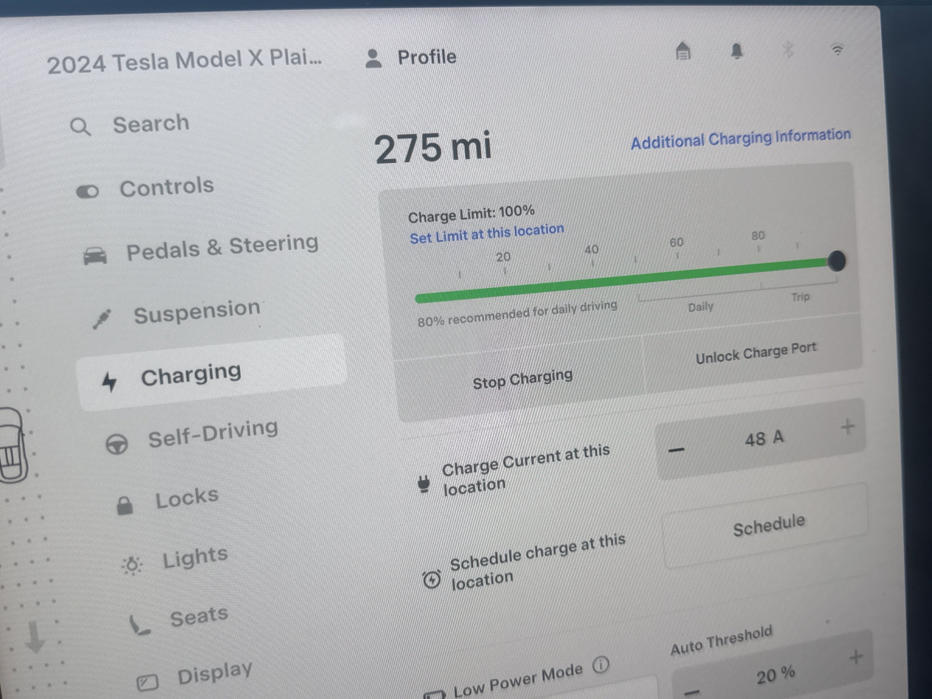 Used 2024 Tesla Model X Plaid AWD/4WD image 4