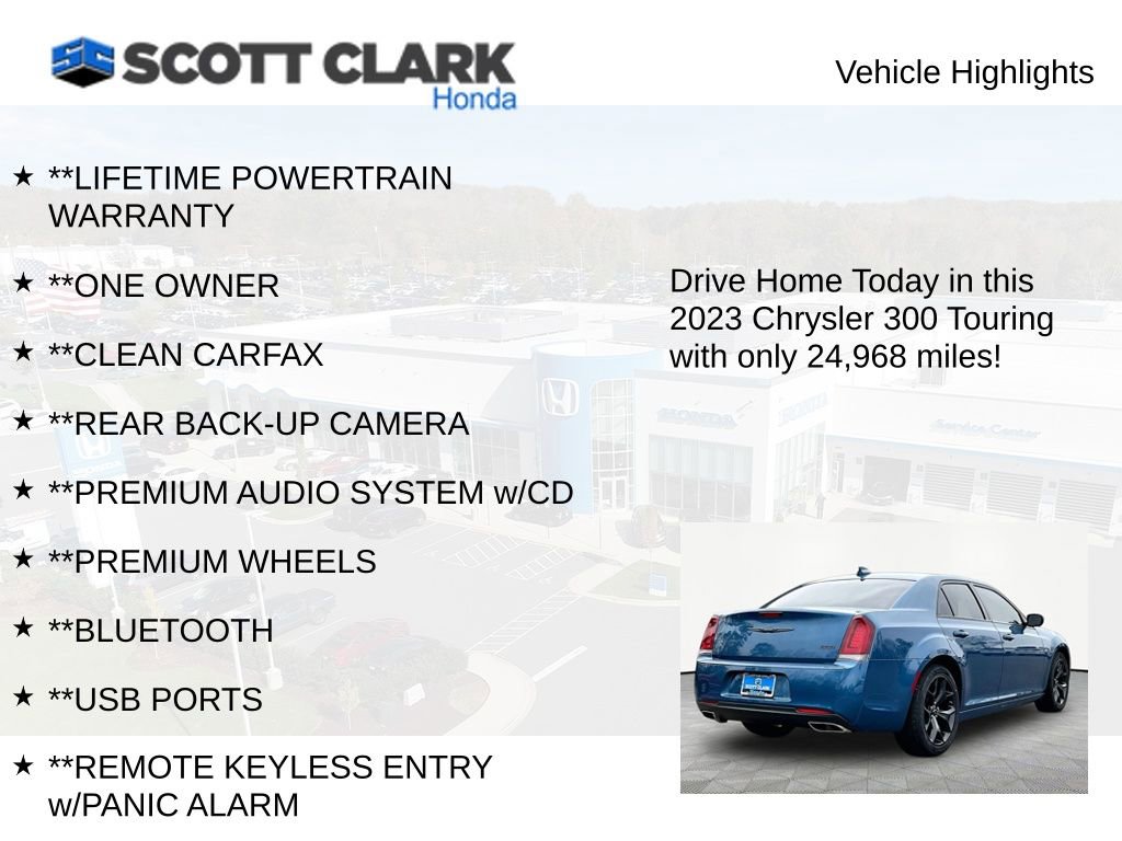 Used 2023 Chrysler 300 Touring w/ Sport Appearance Package image 11