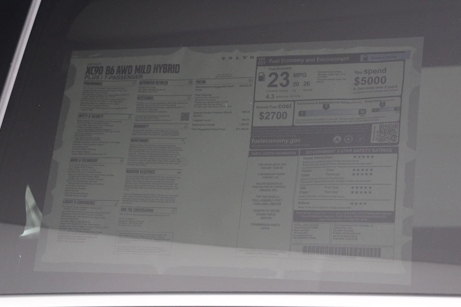 New 2026 Volvo XC90 B6 Plus AWD/4WD image 18