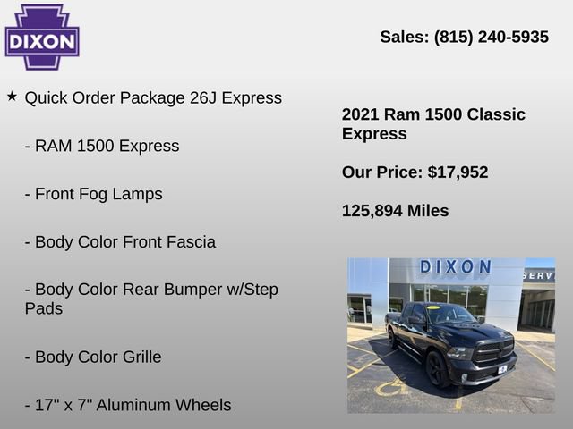 Used 2021 RAM 1500 Express w/ Wheel & Sound Group AWD/4WD image 4
