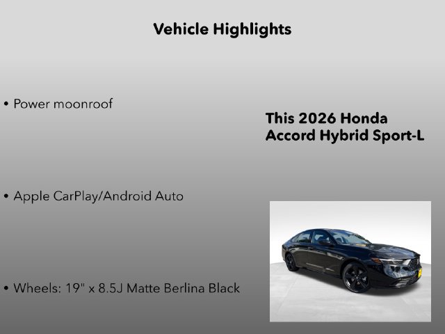New 2026 Honda Accord Sport image 5