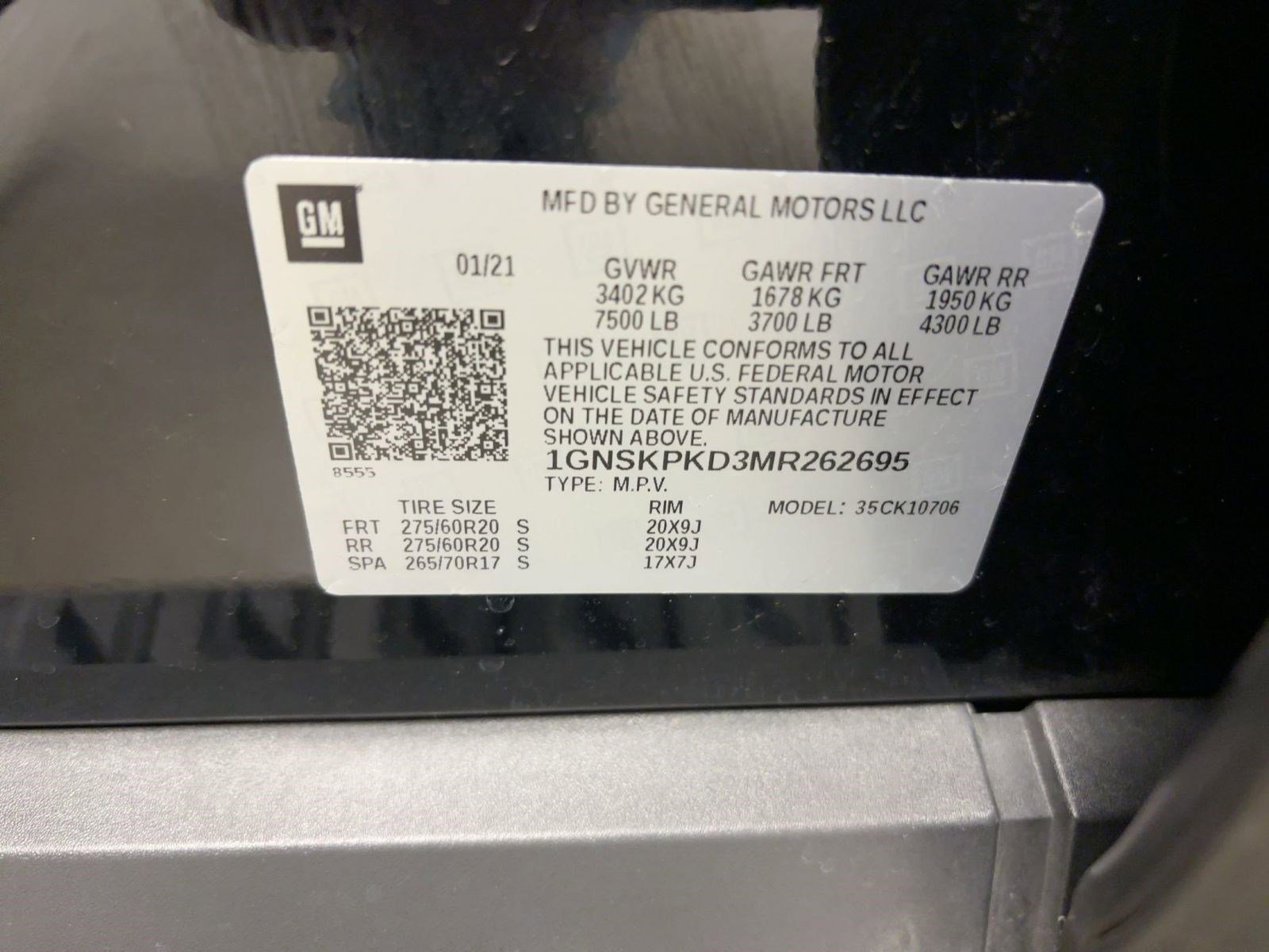 Used 2021 Chevrolet Tahoe Z71 w/ Z71 Off-Road Package image 19