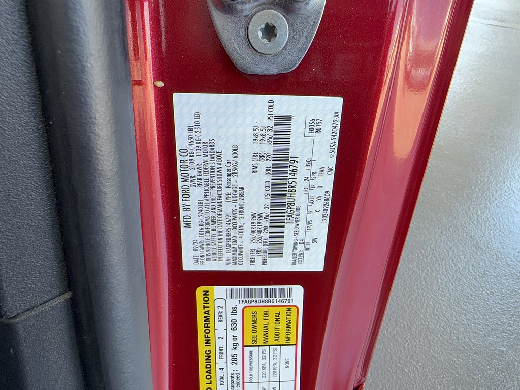 Certified 2024 Ford Mustang Premium RWD image 30