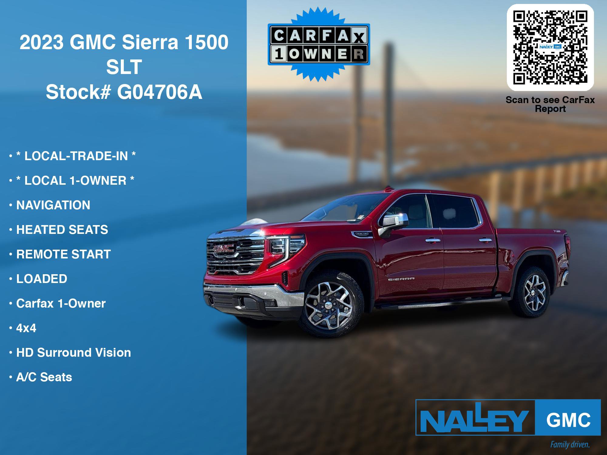 Used 2023 GMC Sierra 1500 SLT w/ SLT Premium Plus Package image 7