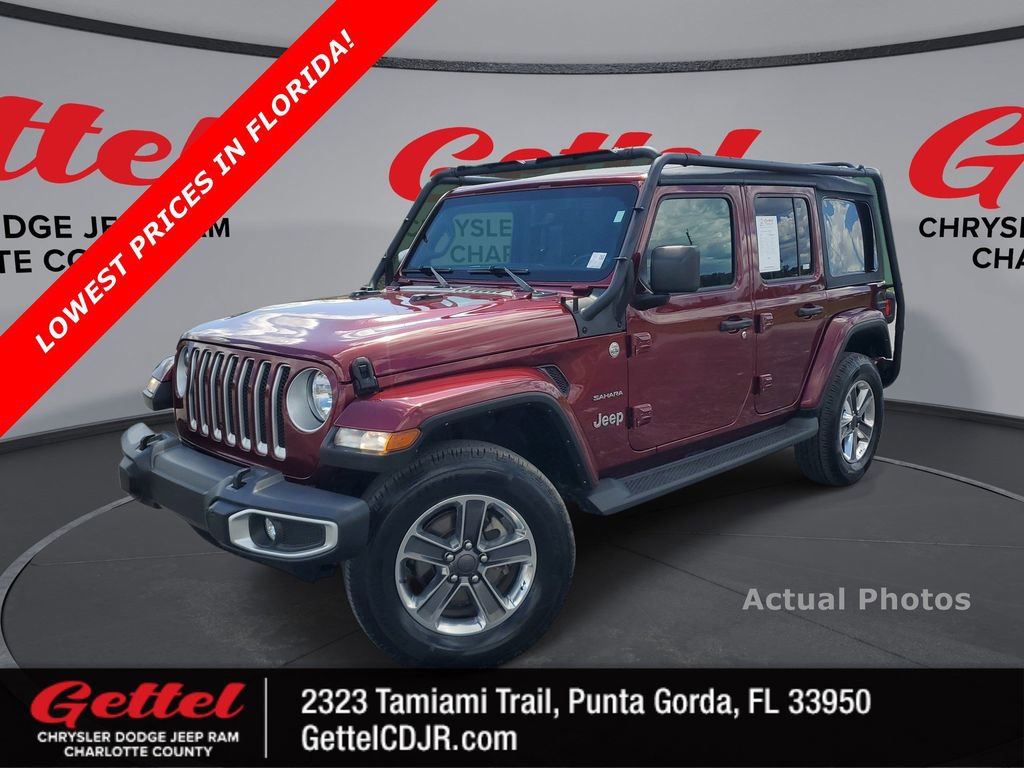 Used 2022 Jeep Wrangler Unlimited Sahara image 1