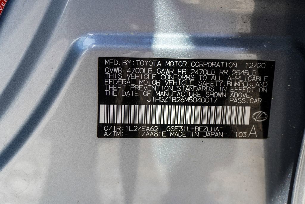 Used 2021 Lexus IS 350 F Sport w/ Accessory Package image 46