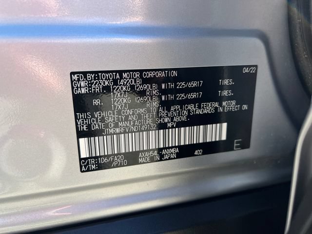 Used 2022 Toyota RAV4 XLE w/ Convenience Package AWD/4WD image 17
