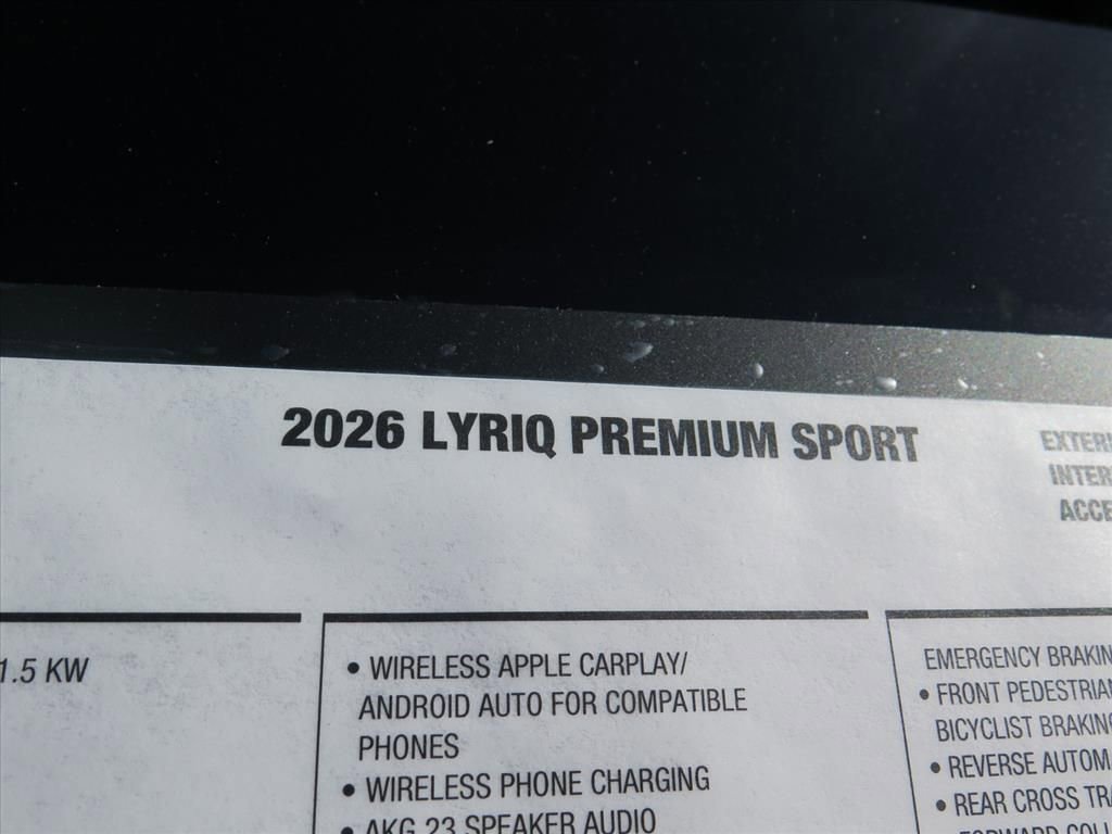 New 2026 Cadillac Lyriq Premium Sport image 9