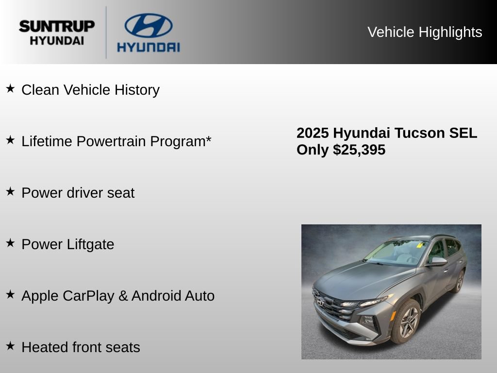 Used 2025 Hyundai Tucson SEL AWD/4WD image 8
