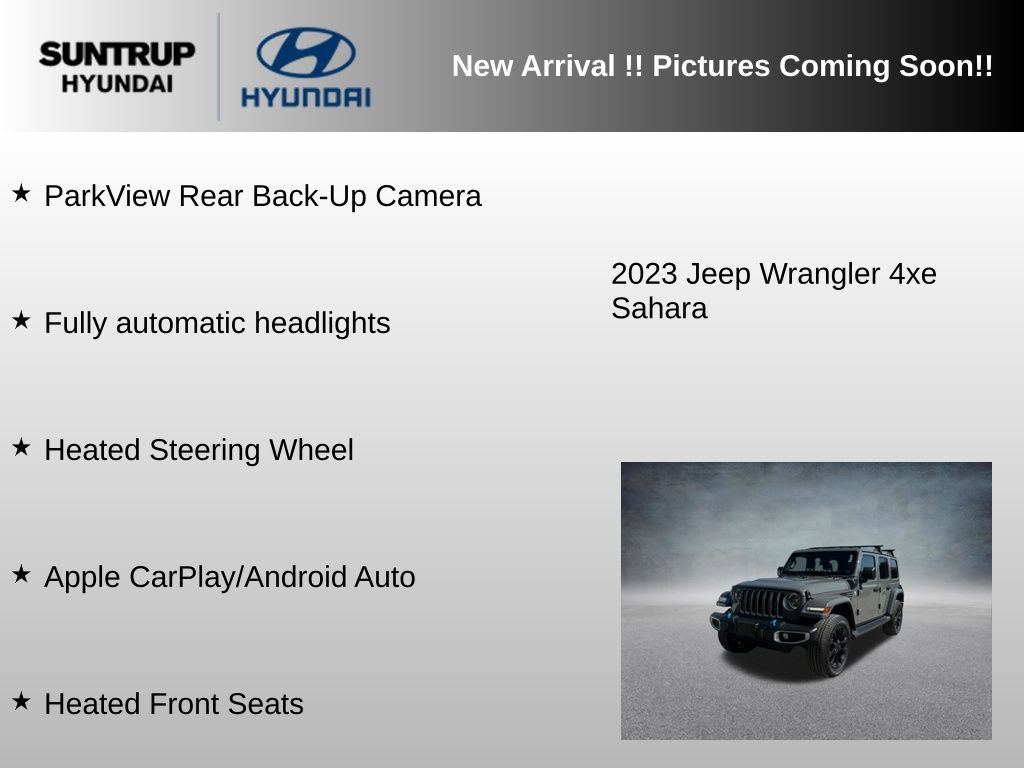 Used 2023 Jeep Wrangler Unlimited Sahara w/ Cold Weather Group AWD/4WD image 11