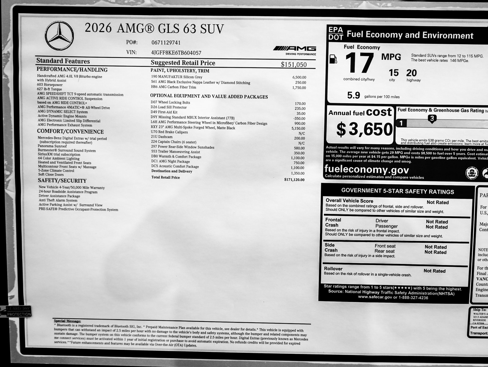 New 2026 Mercedes-Benz GLS 63 AMG 4MATIC image 27