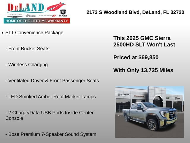 Used 2025 GMC Sierra 2500 SLT w/ SLT Premium Package image 24