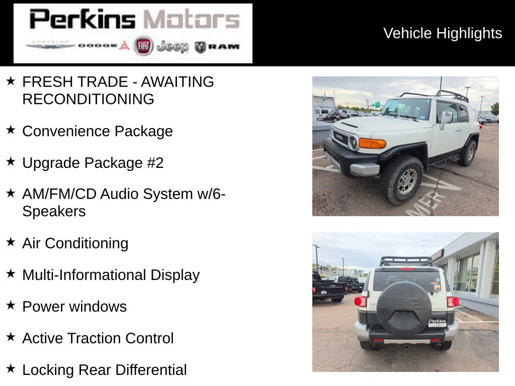 Used 2010 Toyota FJ Cruiser 4WD w/ Upgrade Pkg 2 image 7