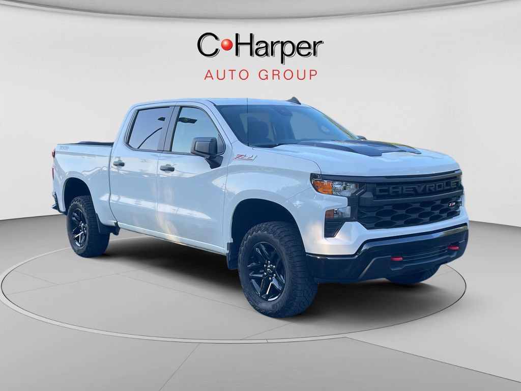 Used 2025 Chevrolet Silverado 1500 Custom Trail Boss w/ LPO, Dark Essentials Package AWD/4WD image 1