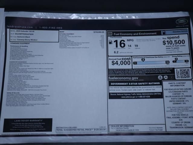 New 2025 Land Rover Defender 130 V8 image 9