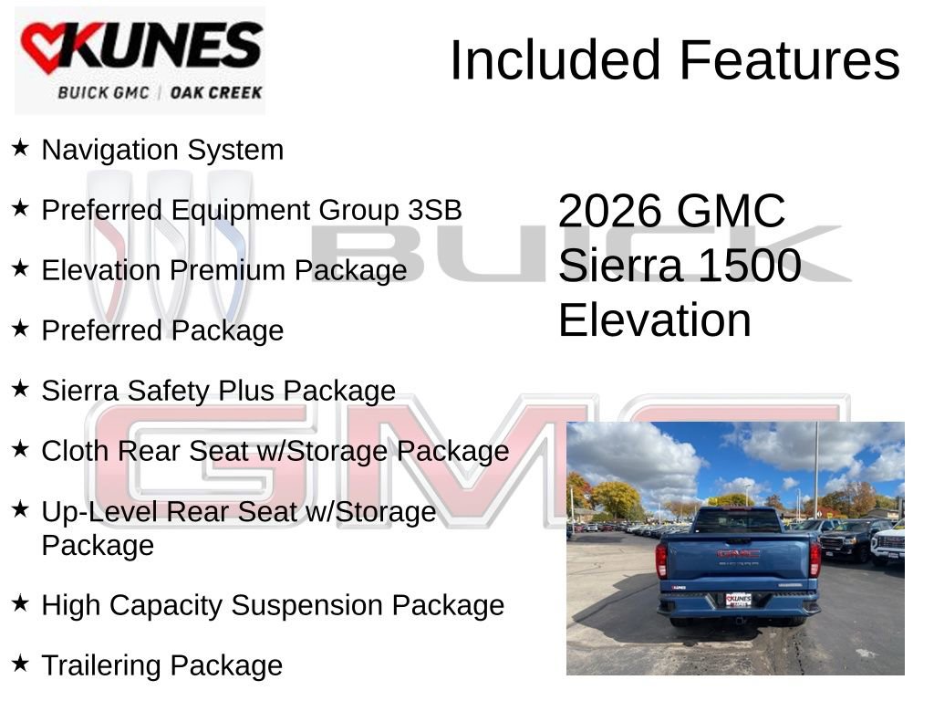 New 2026 GMC Sierra 1500 Elevation w/ Elevation Premium Package image 2
