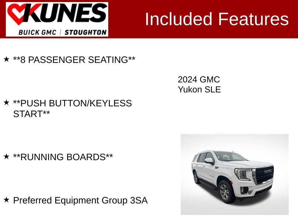 Used 2024 GMC Yukon SLE image 3