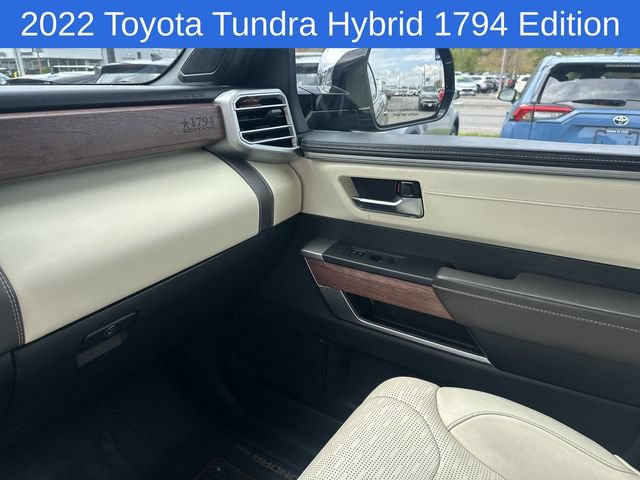 Used 2022 Toyota Tundra 1794 Edition w/ Advanced Package AWD/4WD image 19