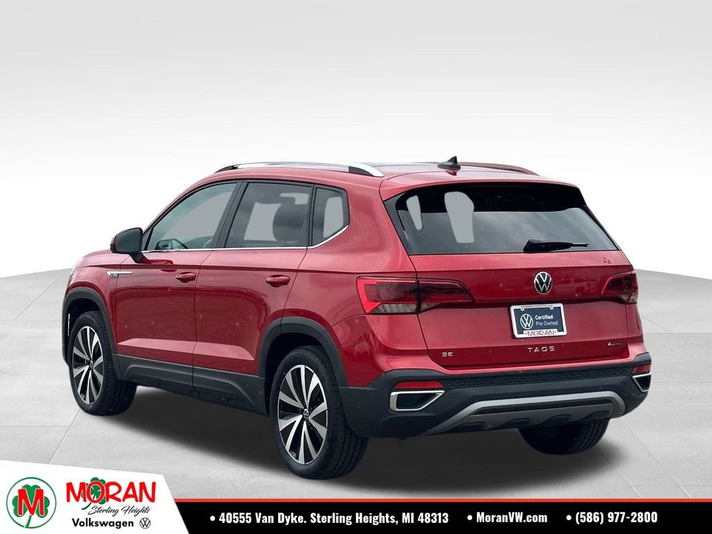 Certified 2023 Volkswagen Taos SE w/ Panoramic Sunroof Package AWD/4WD image 3