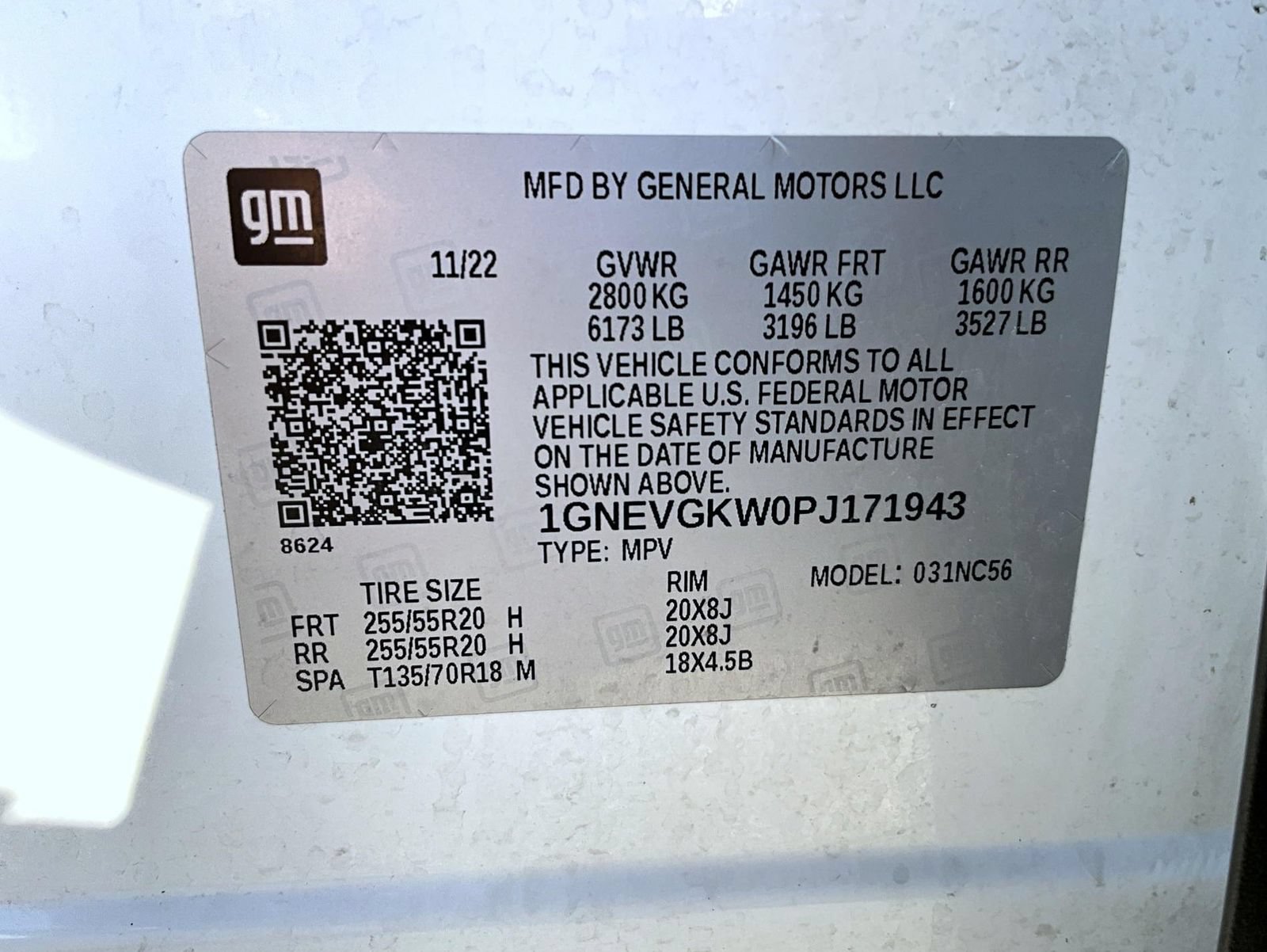 Used 2023 Chevrolet Traverse LT w/ LPO, Floor Liner Package AWD/4WD image 29