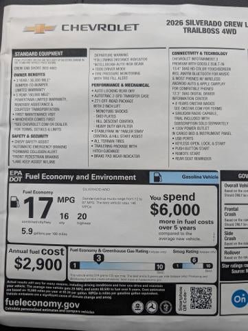 New 2026 Chevrolet Silverado 1500 LT Trail Boss AWD/4WD image 19
