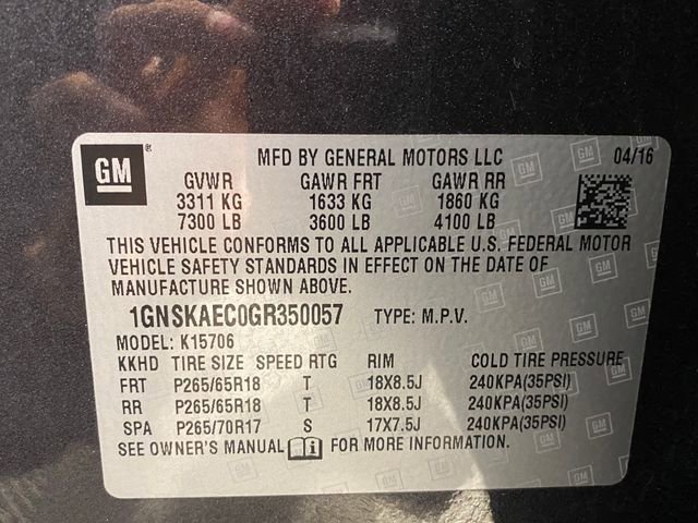 Certified 2016 Chevrolet Tahoe LS image 30
