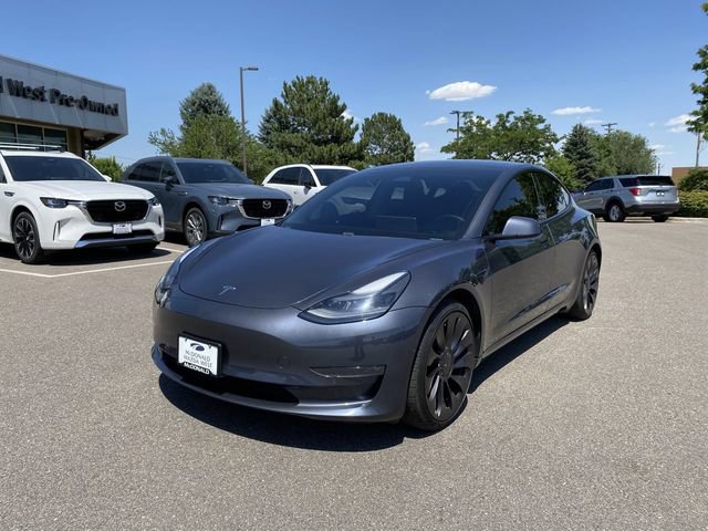 Used 2021 Tesla Model 3 Performance AWD/4WD image 2