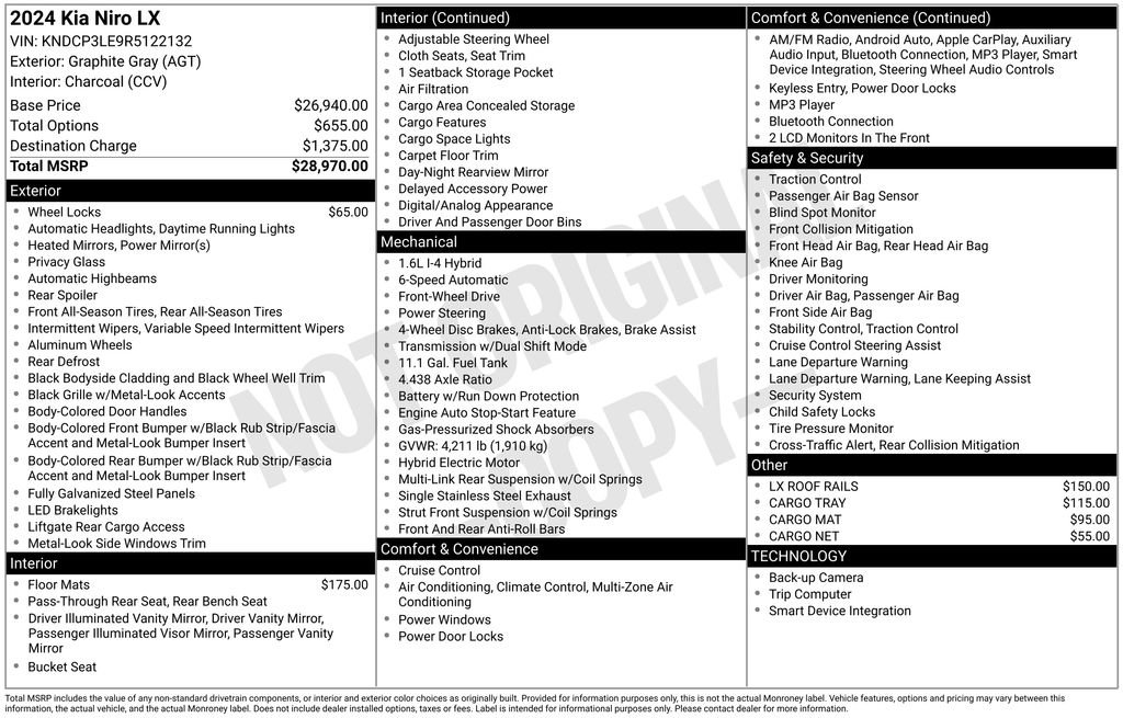 Used 2024 Kia Niro LX image 11