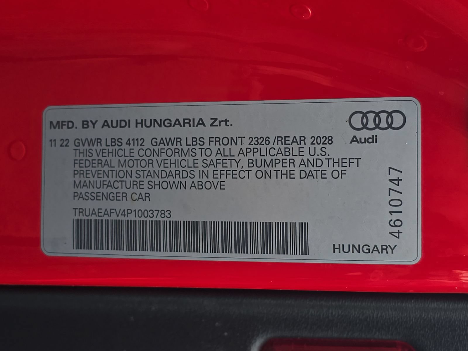 Used 2023 Audi TT 2.0T AWD/4WD image 30