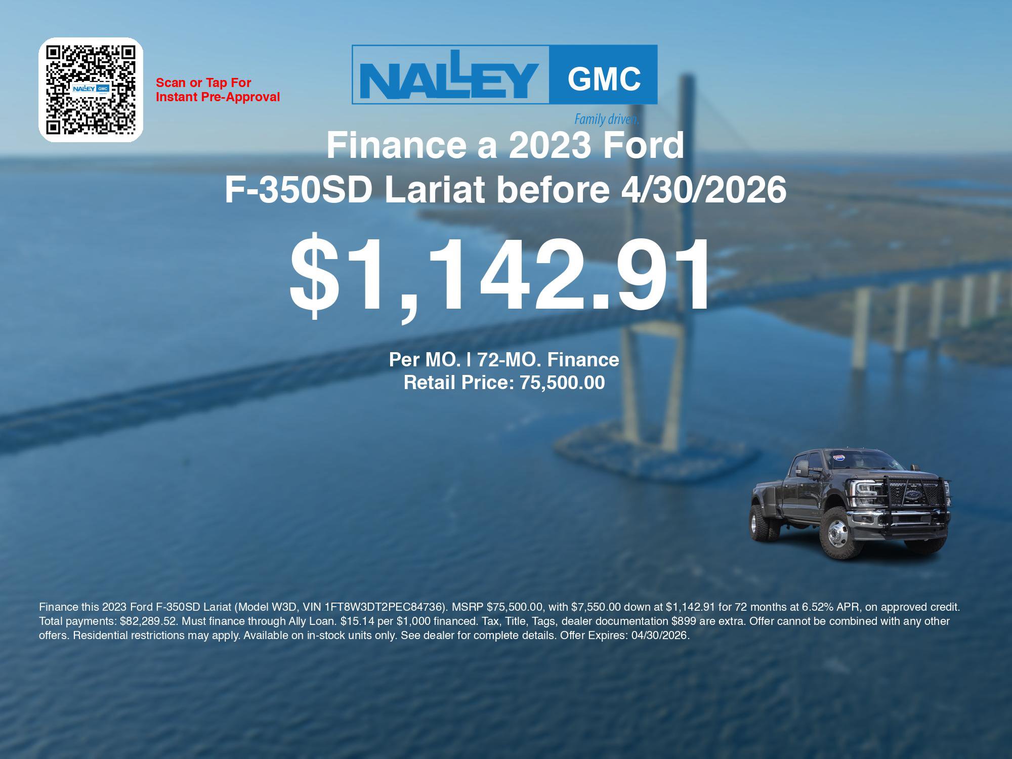 Used 2023 Ford F350 Lariat w/ Lariat Ultimate Package image 3