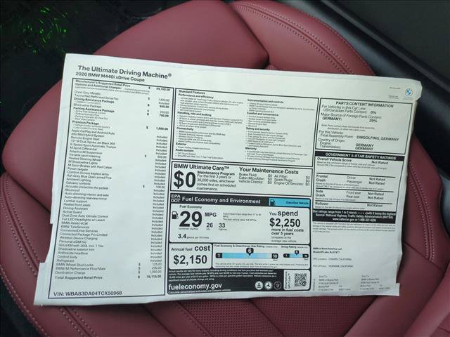 New 2026 BMW 440i xDrive Coupe w/ Premium Package AWD/4WD image 18