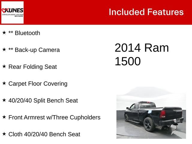 Used 2014 RAM 1500 Express w/ Black Ram 1500 Express Group RWD image 2