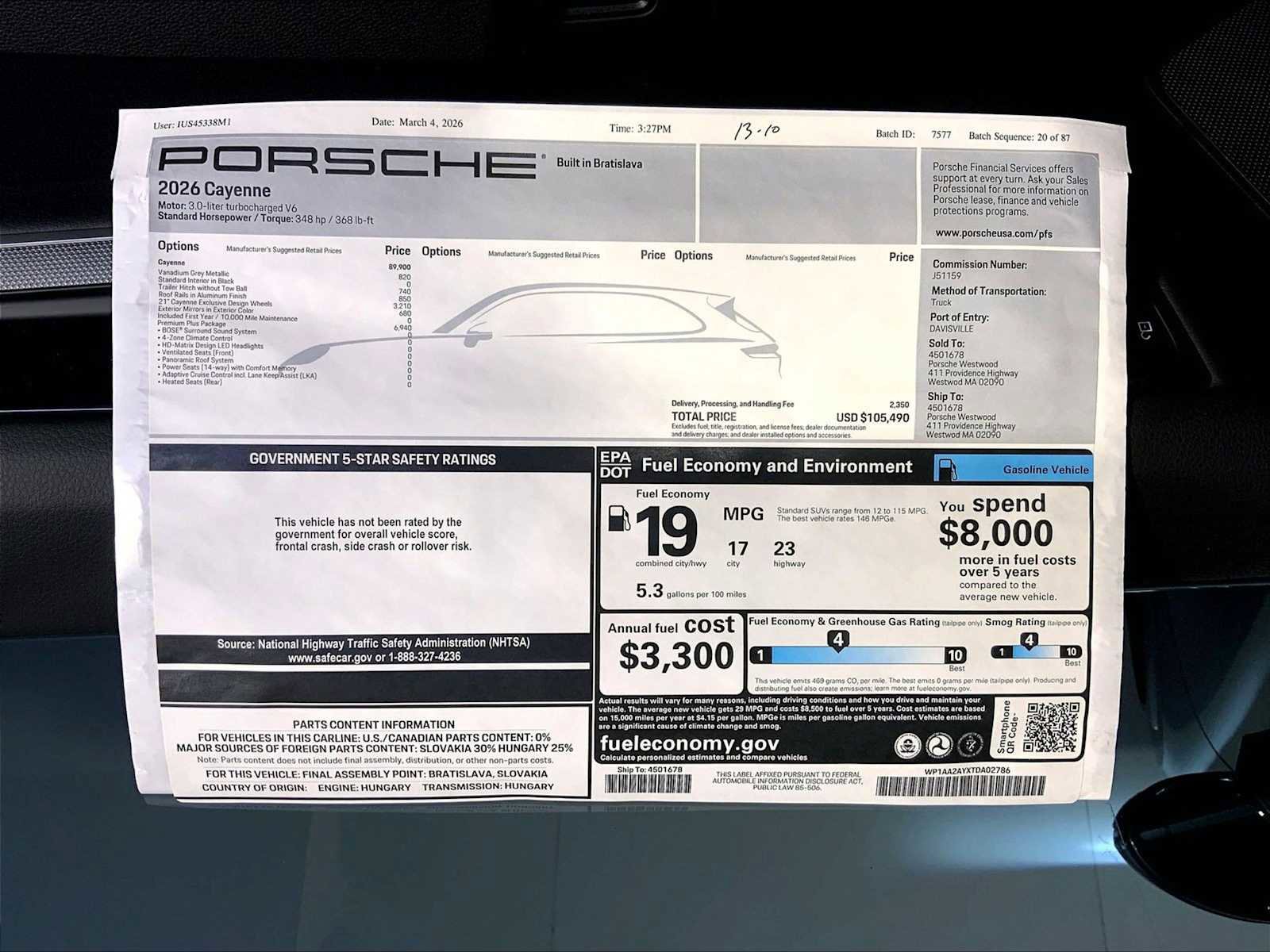 New 2026 Porsche Cayenne image 24