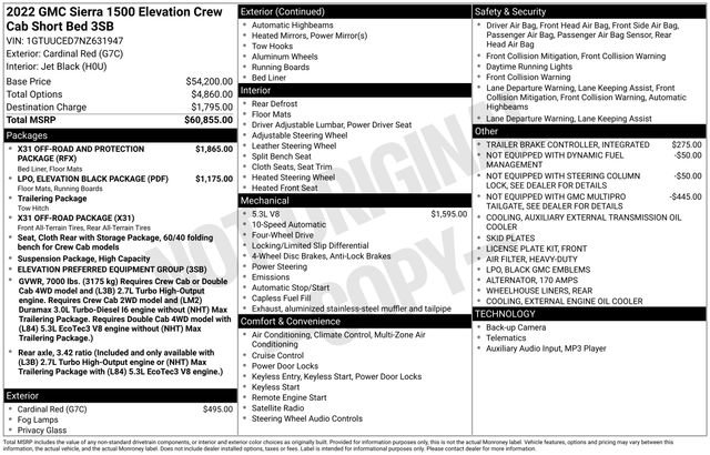 Certified 2022 GMC Sierra 1500 Elevation AWD/4WD image 35