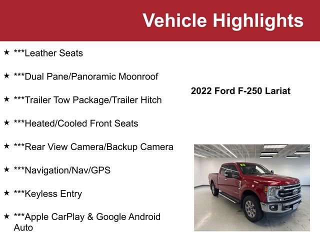 Used 2022 Ford F250 Lariat w/ Lariat Ultimate Package image 2
