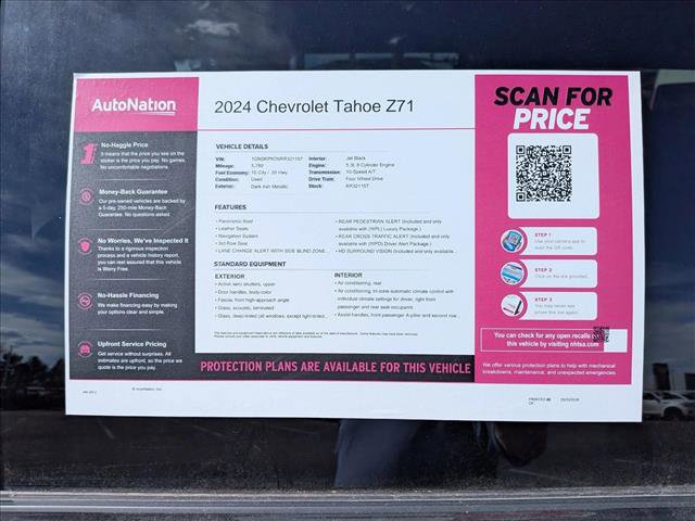 Used 2024 Chevrolet Tahoe Z71 w/ Luxury Package image 26