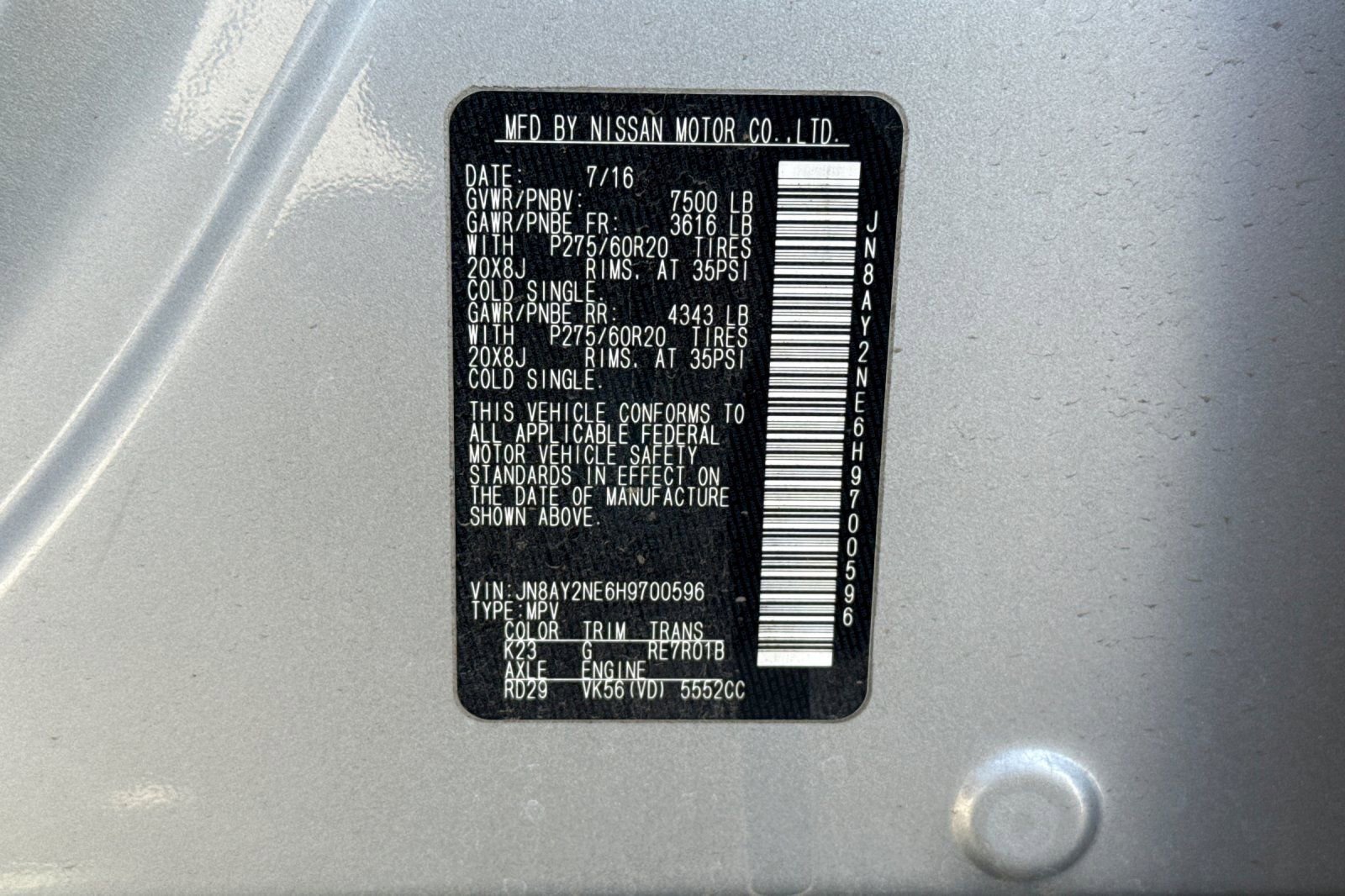 Used 2017 Nissan Armada Platinum w/ Captain Seat Package AWD/4WD image 57