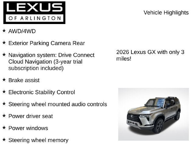 New 2026 Lexus GX 550 AWD/4WD image 7