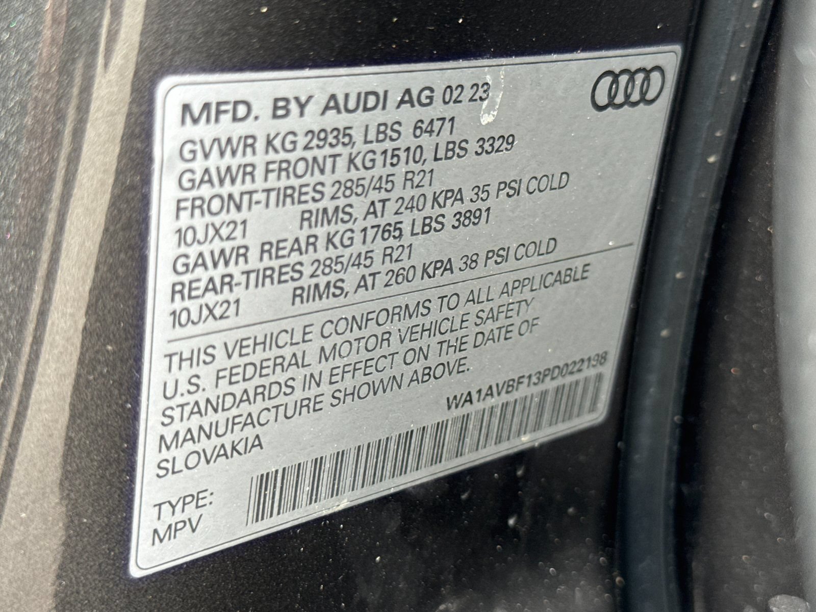 Used 2023 Audi Q8 Premium w/ Convenience Package AWD/4WD image 27