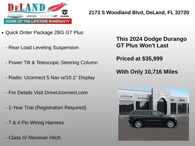 Used 2024 Dodge Durango GT AWD/4WD image 36