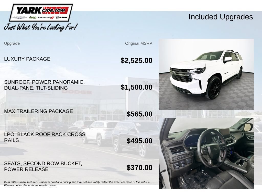 Used 2022 Chevrolet Suburban RST w/ Luxury Package AWD/4WD image 5